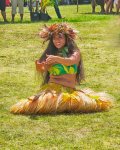 Tahitian dancer at festival